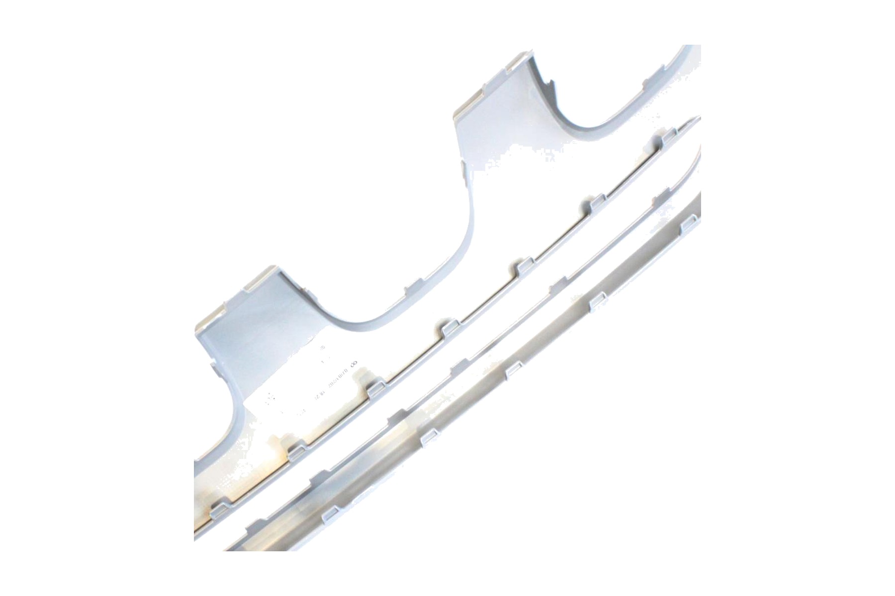Spoiler Difusor de Para-choque Traseiro Central Prata Fosco VW 2GK8075682UC - Imagem 4
