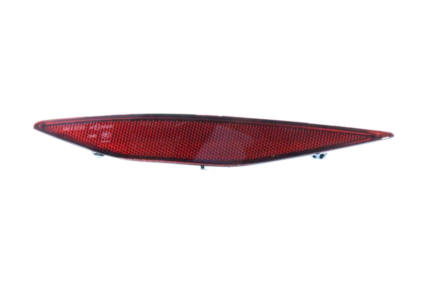 Refletor de Para-choque Vermelho Traseiro Esquerdo (Motorista) VW 5G0945105 - Imagem 2