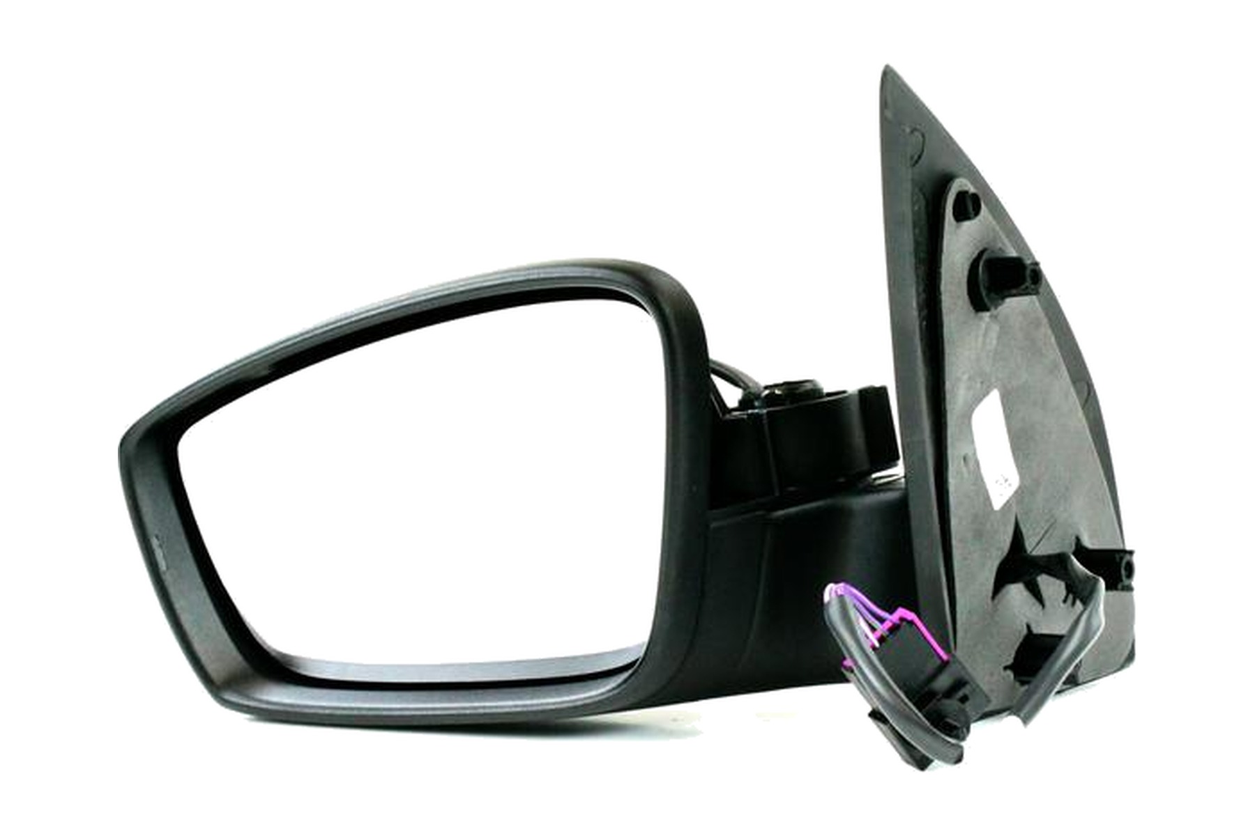 Espelho Retrovisor Preto Esquerdo (Motorista) Elétrico VW 5U1857507P9B9 - Imagem 2