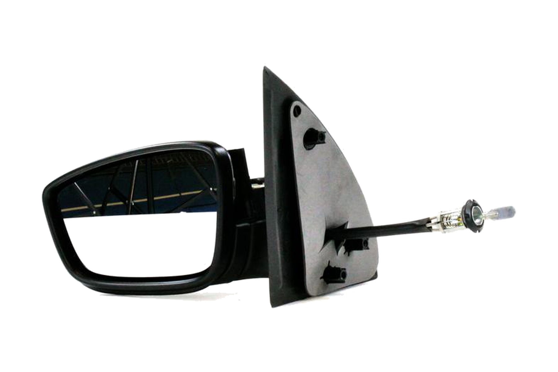 Espelho Retrovisor Preto Esquerdo (Motorista) Manual VW 5U7857507B1NN - Imagem 3