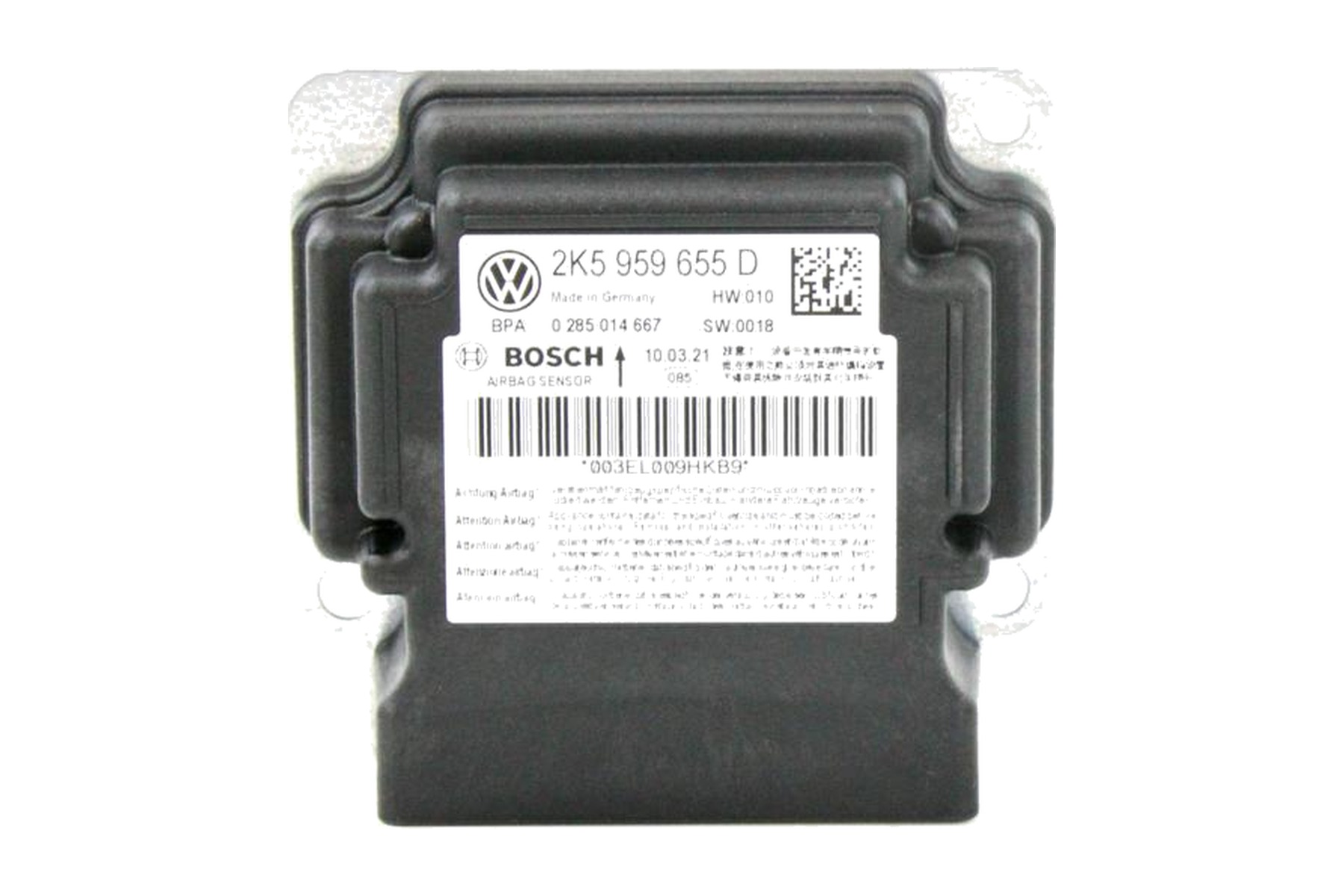 Módulo Eletrônico de Airbag VW 2K5959655D