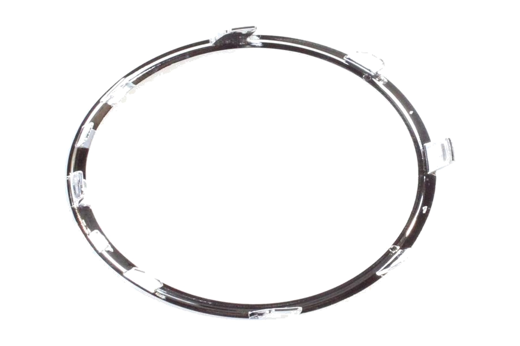 Friso de Moldura de Farol de Milha Cromado Brilhante Direito (Passageiro) Dianteiro VW 5Z0853658E739 - Imagem 2