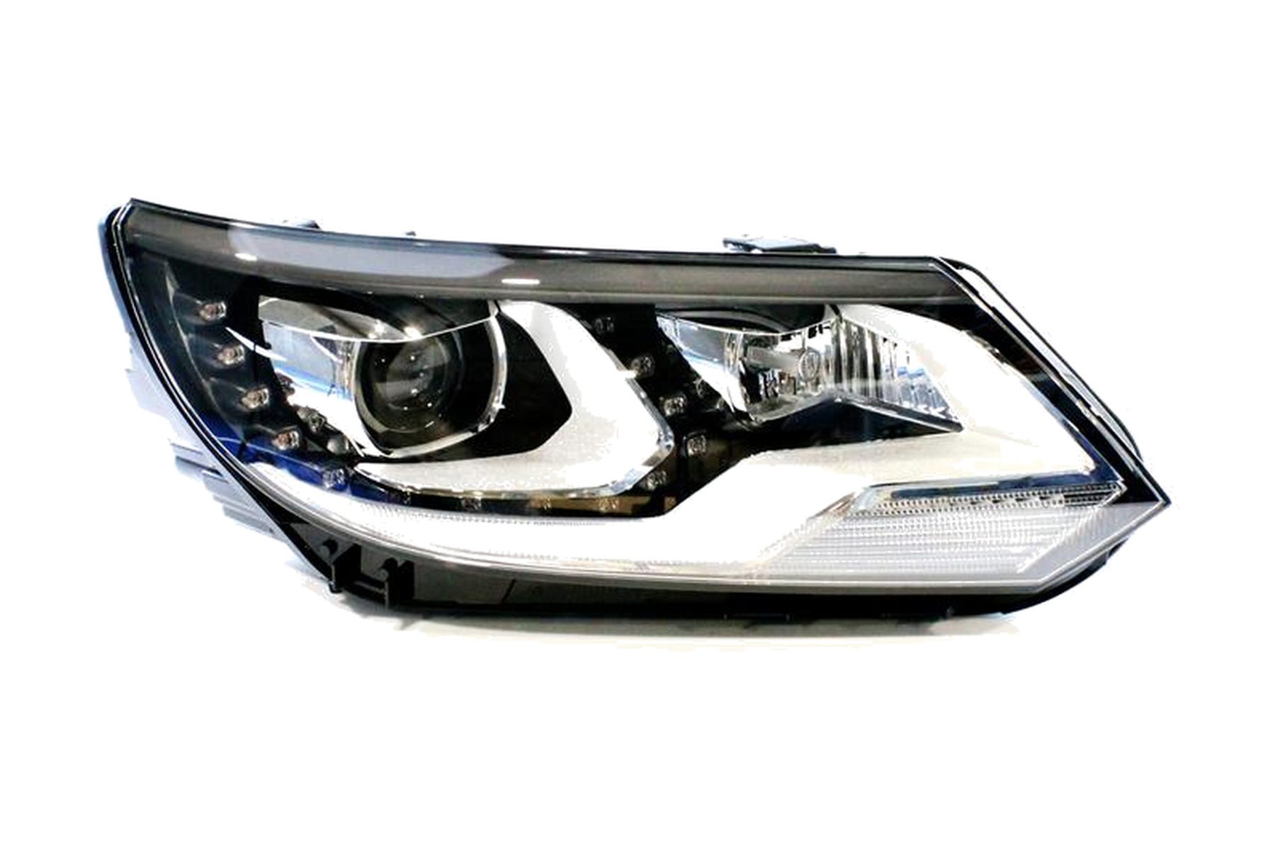 Farol Máscara Negra LED Direito (Passageiro) Xenon VW 5N1941754B - Imagem 2