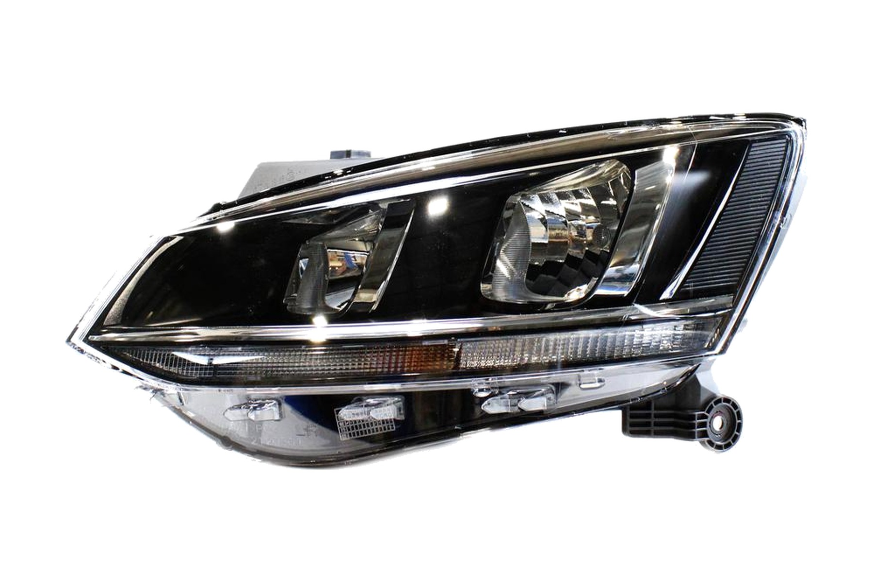 Farol Máscara Negra Esquerdo (Motorista) VW 5Z0941007A