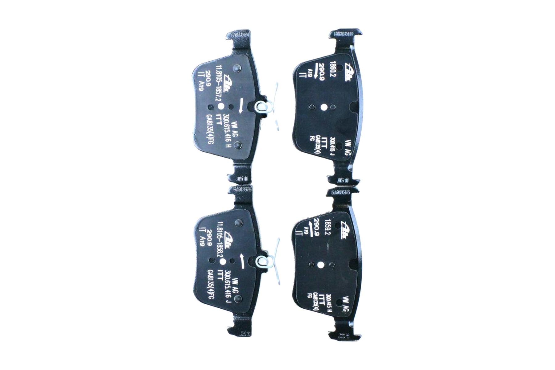 Pastilha de Freio Traseiro VW 3Q0698451C - Imagem 2