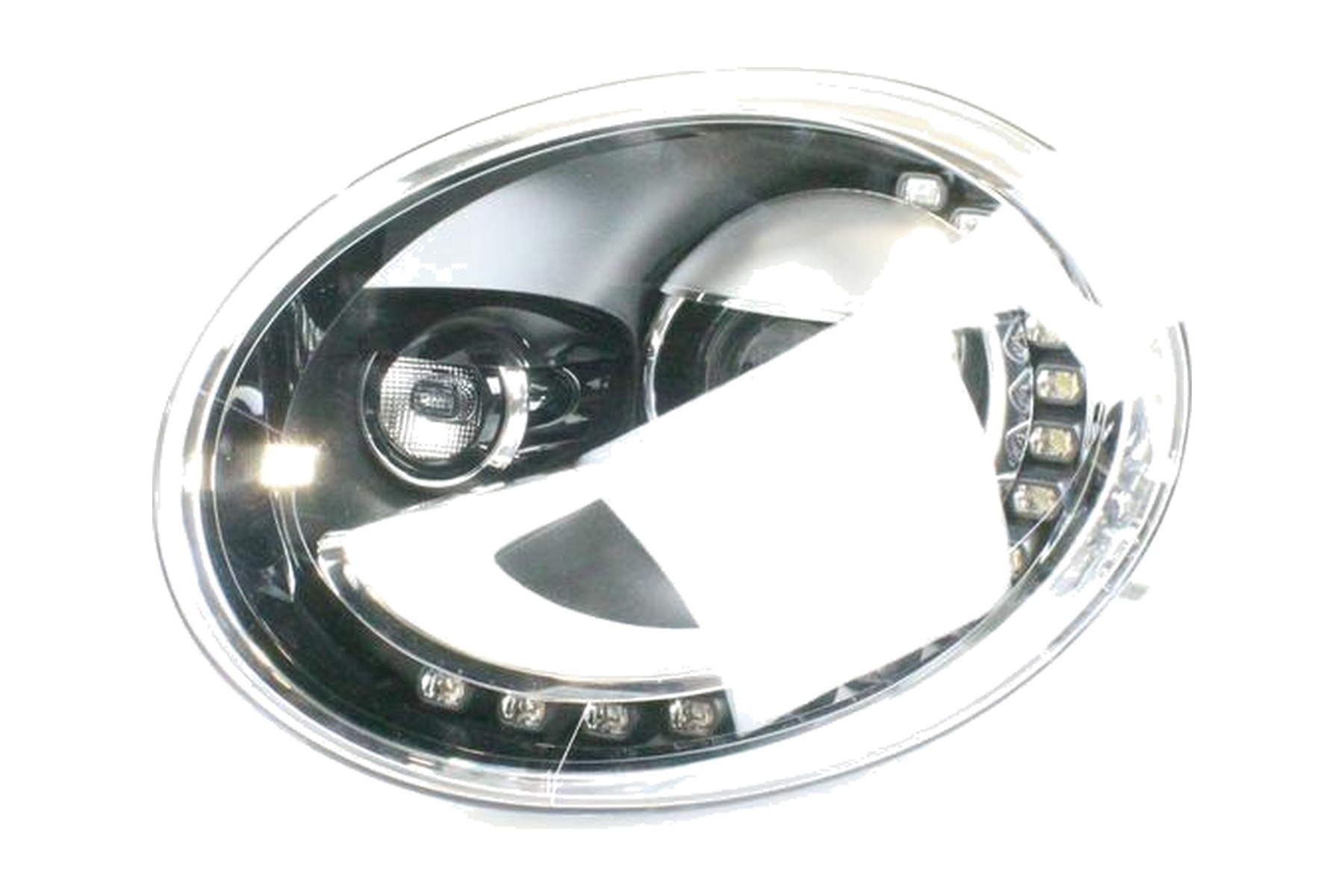 Farol Máscara Negra LED Esquerdo (Motorista) VW 5C1941031J - Imagem 24