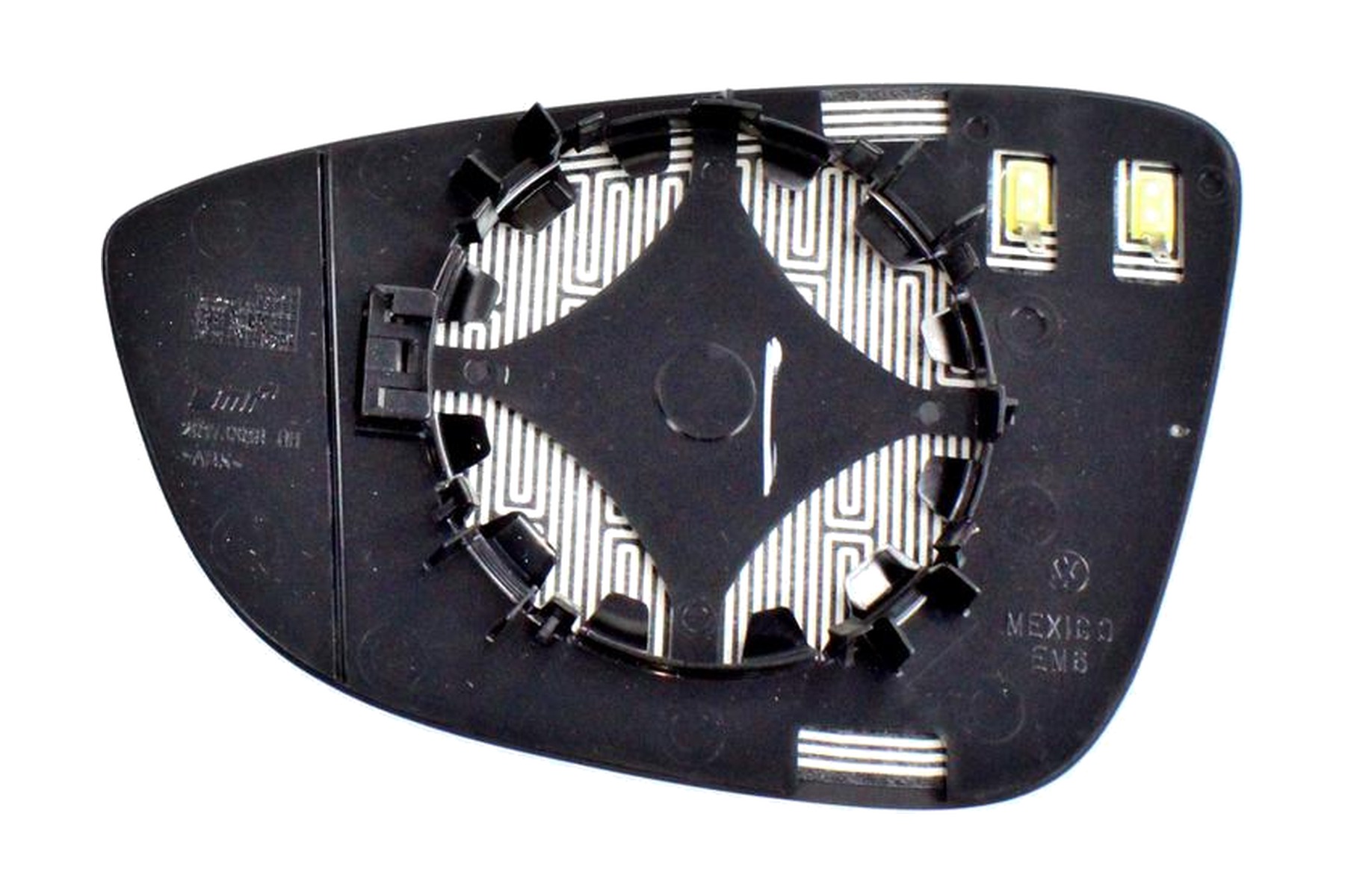 Vidro de Espelho Retrovisor Direito (Passageiro) VW 5C6857522B - Imagem 3