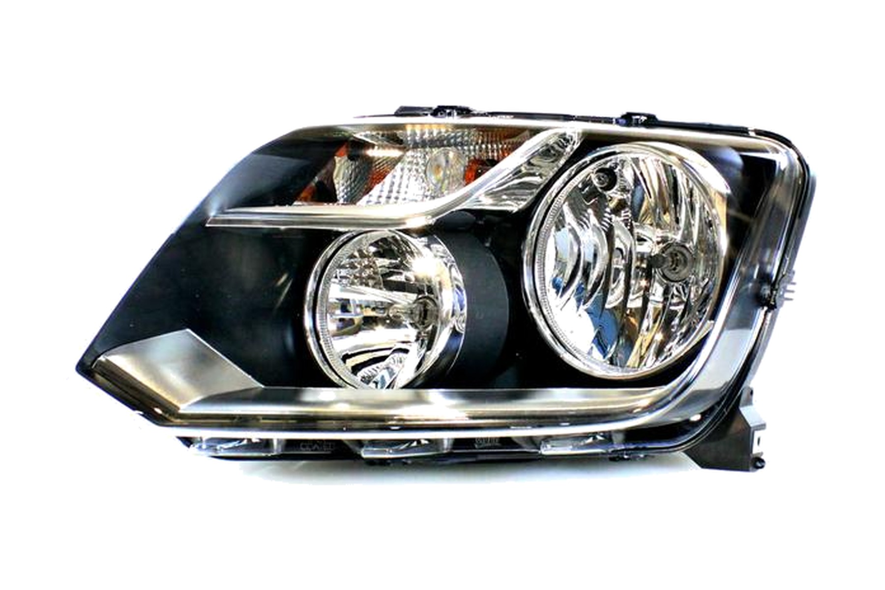 Farol Máscara Negra Esquerdo (Motorista) VW 2H1941015AA