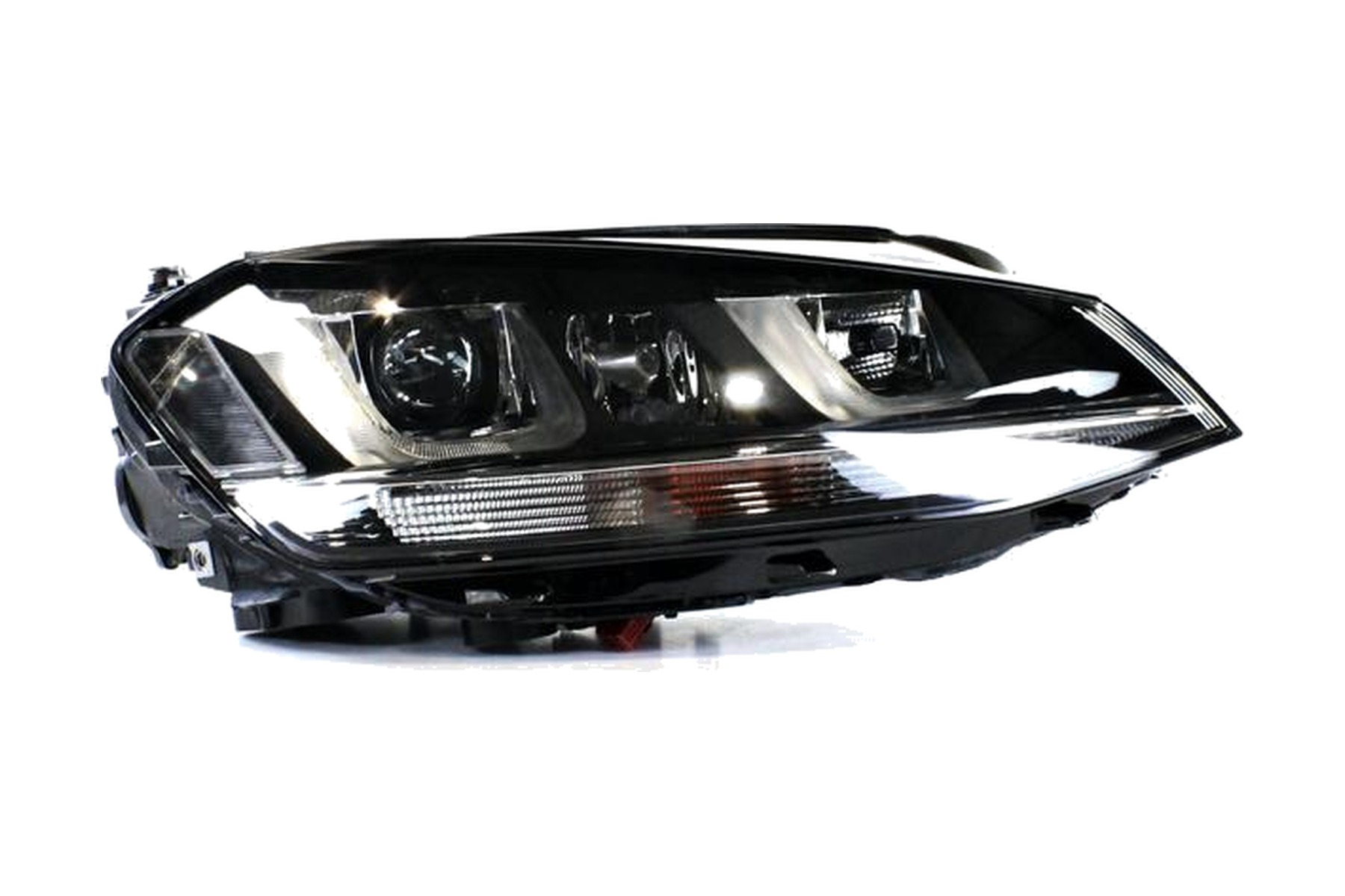 Farol Máscara Negra LED Direito (Passageiro) VW 5G1941754