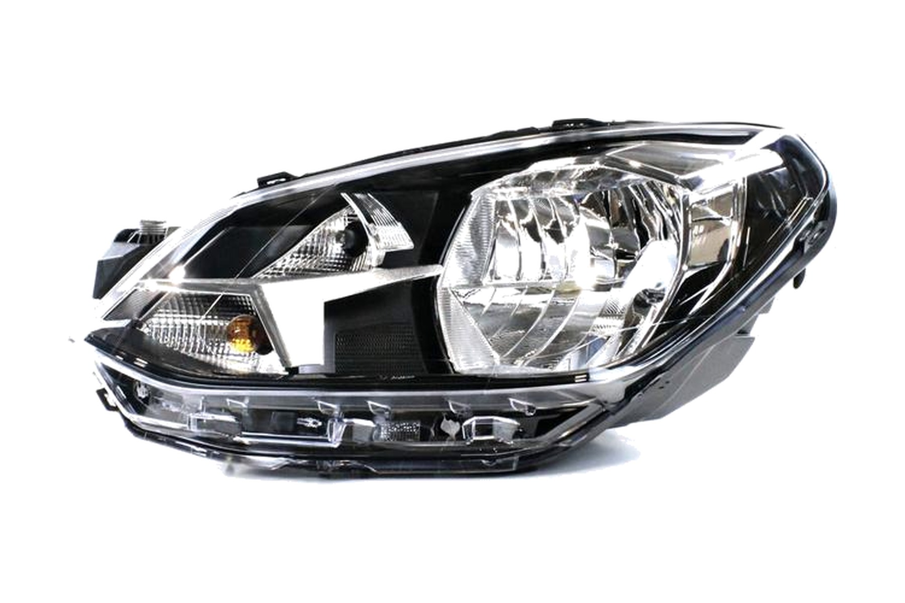 Farol Esquerdo (Motorista) Máscara Negra VW 1SB941015D