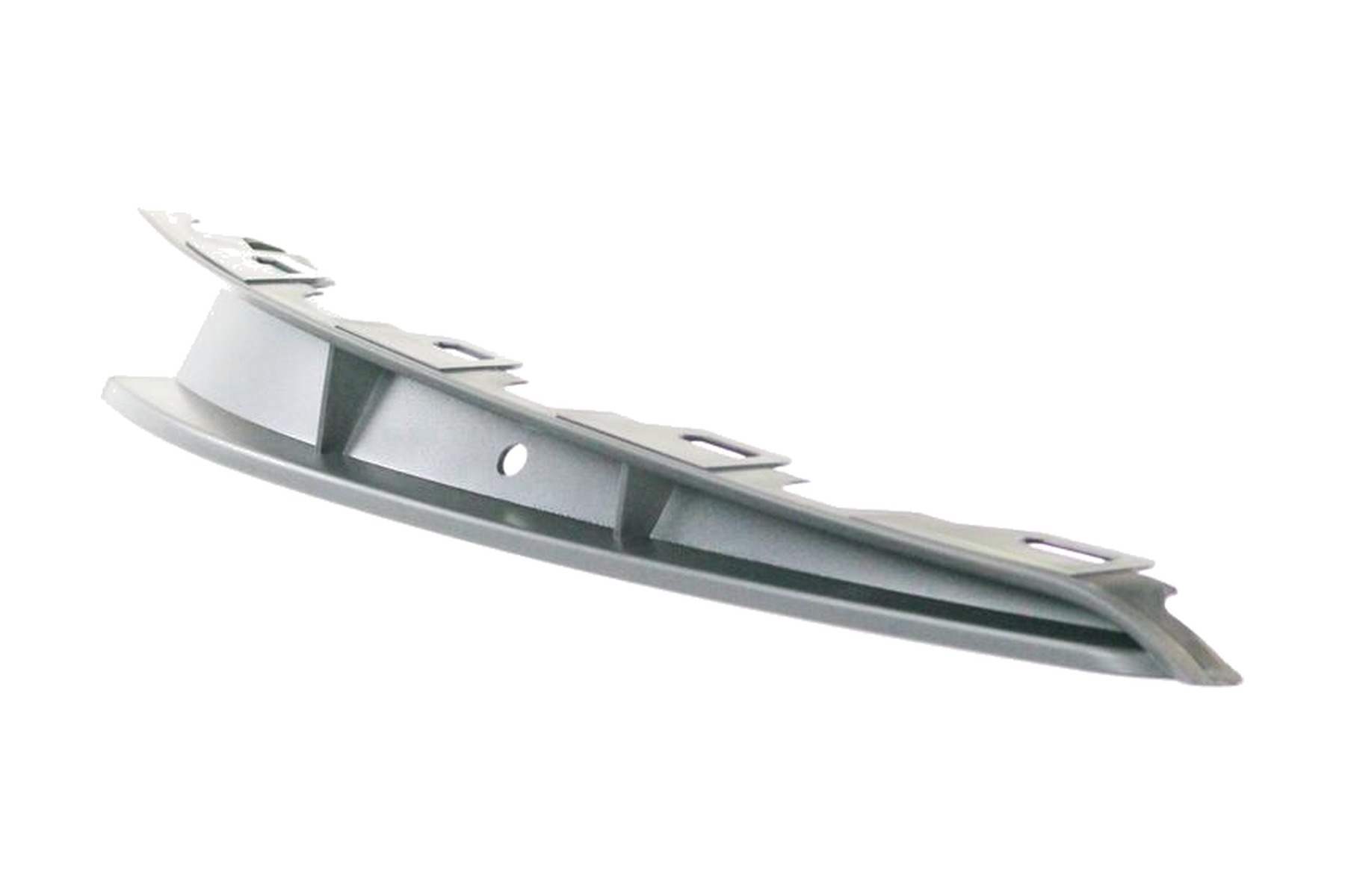 Friso de Moldura de Spoiler de Para-choque Dianteiro Direito (Passageiro) Preto VW 6EA853677C9B9 - Imagem 3