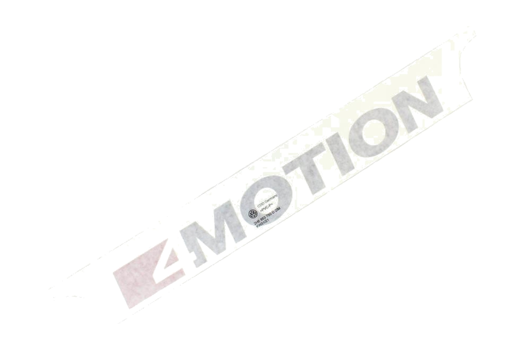 Emblema de Para-lama Direito (Passageiro) Esquerdo (Motorista) 4Motion Vermelho Preto VW 2H6853750D2IM - Imagem 2