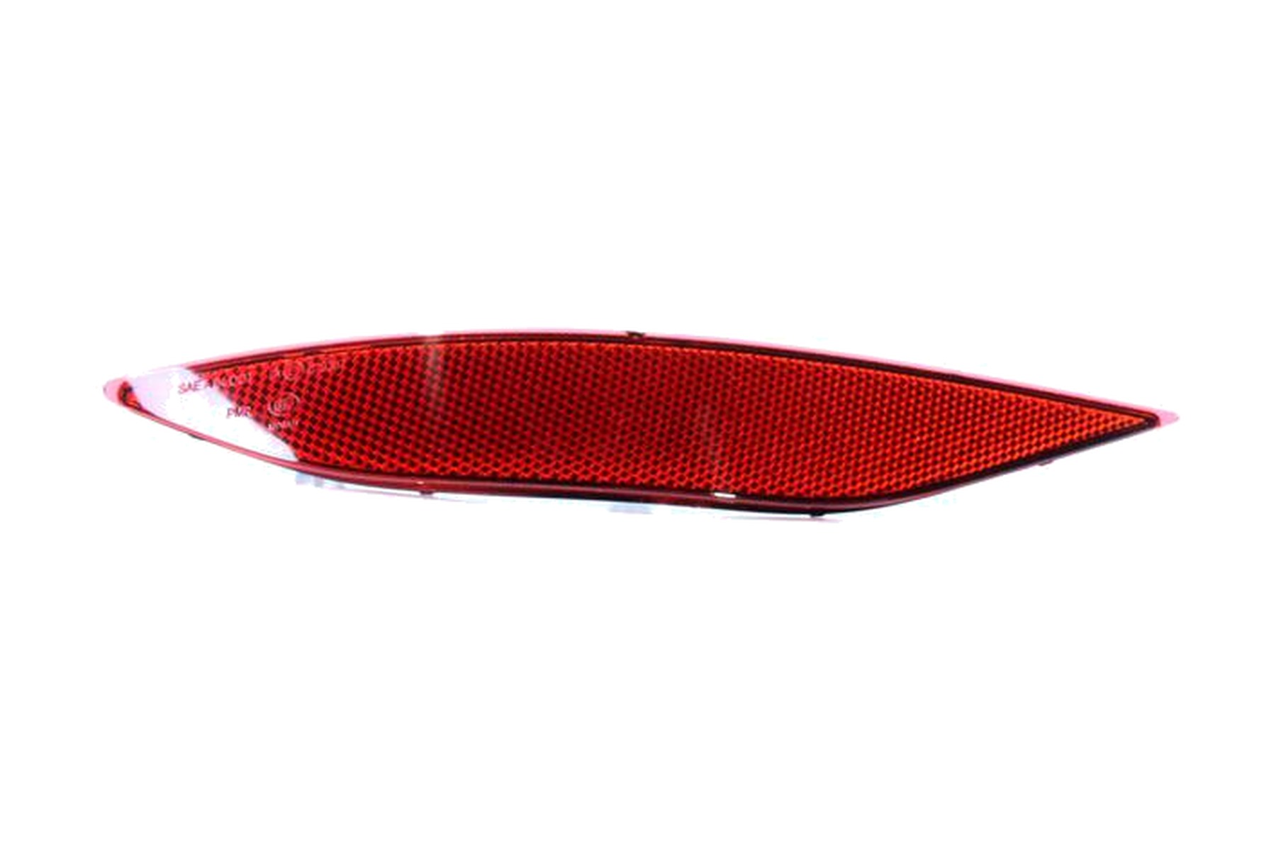 Refletor de Para-choque Vermelho Traseiro Esquerdo (Motorista) VW 5G9945105 - Imagem 2