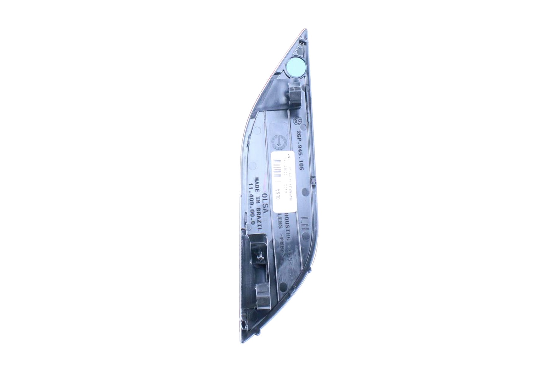 Refletor de Para-choque Vermelho Traseiro Esquerdo (Motorista) VW 2GP945105 - Imagem 4