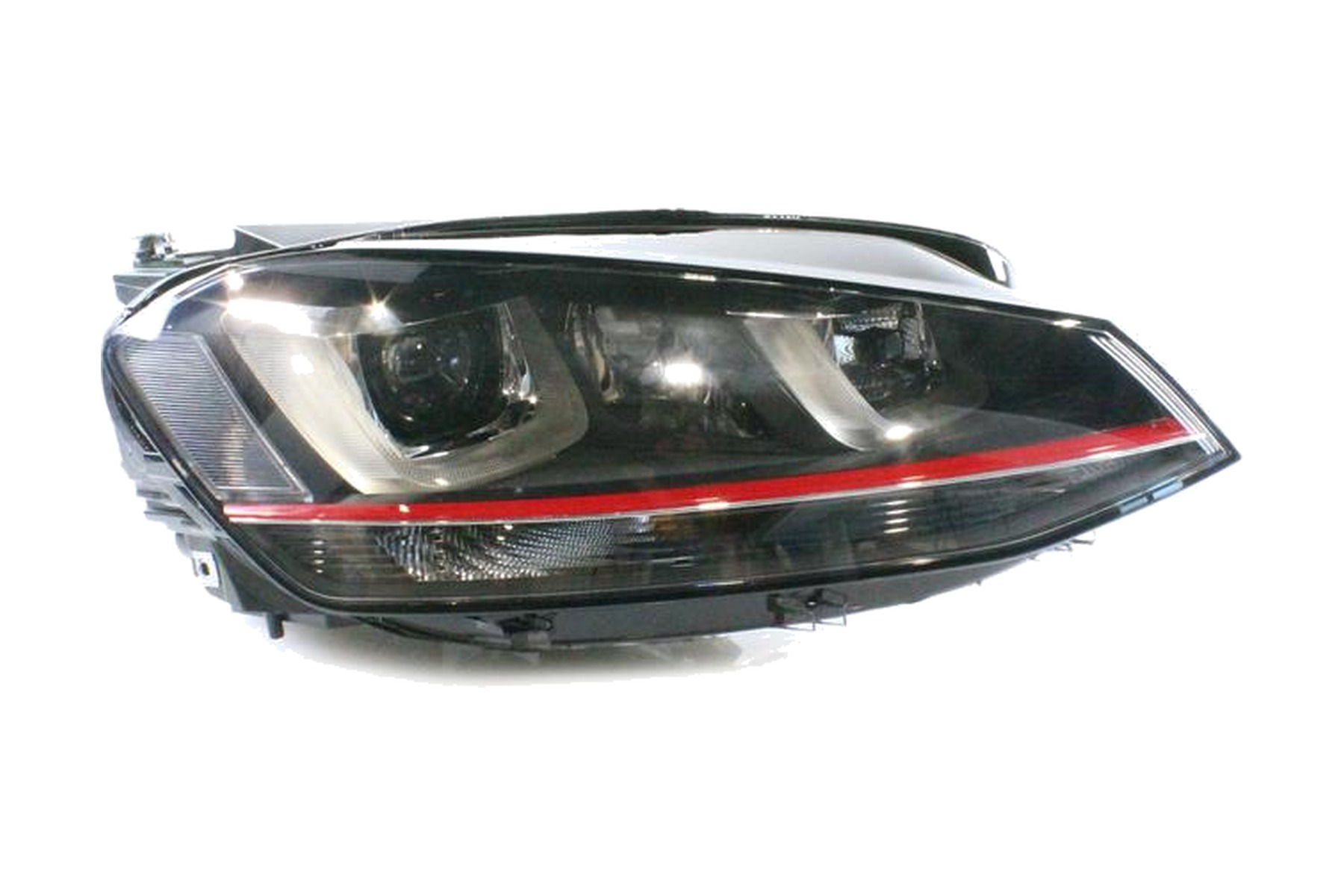 Farol Máscara Negra LED Direito (Passageiro) Xenon VW 5GM941754C