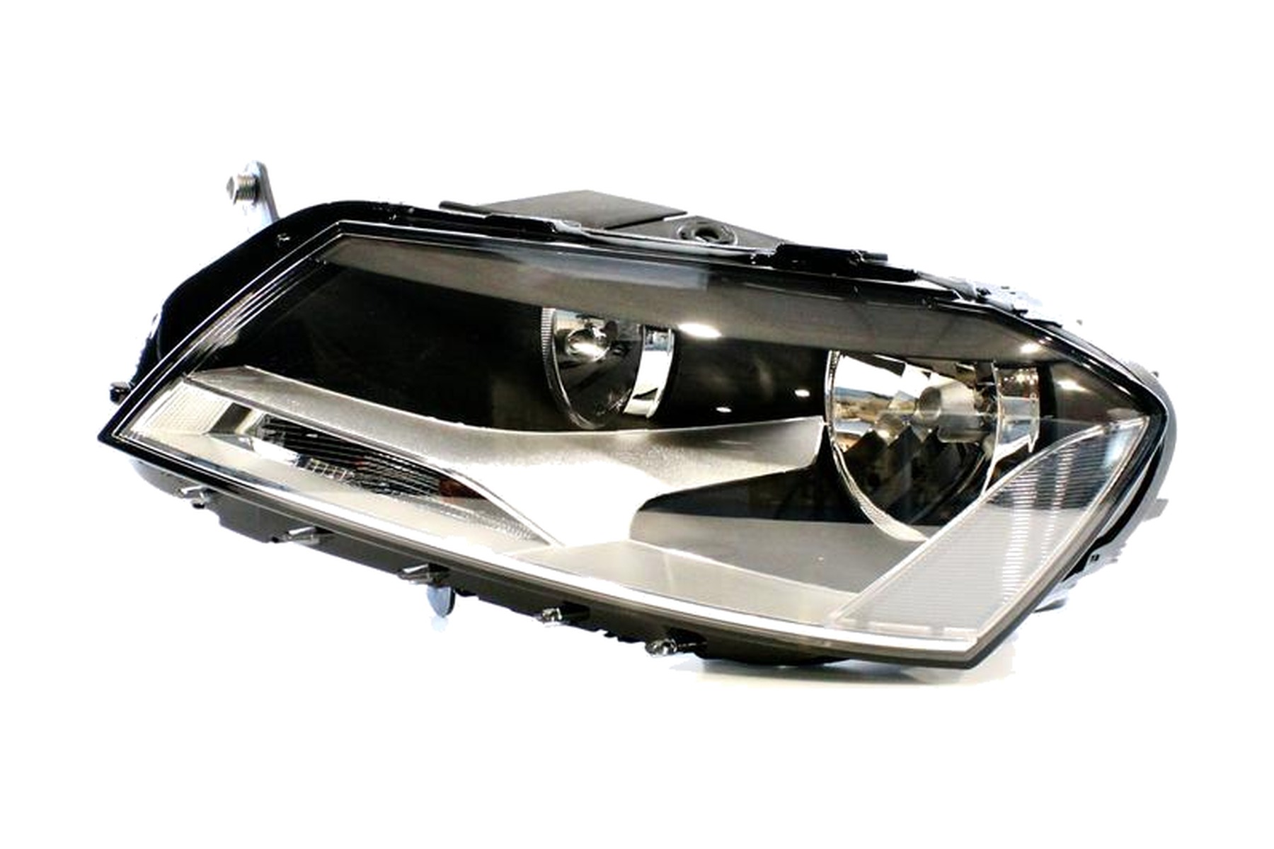 Farol Máscara Negra Esquerdo (Motorista) VW 3AB941005 - Imagem 2