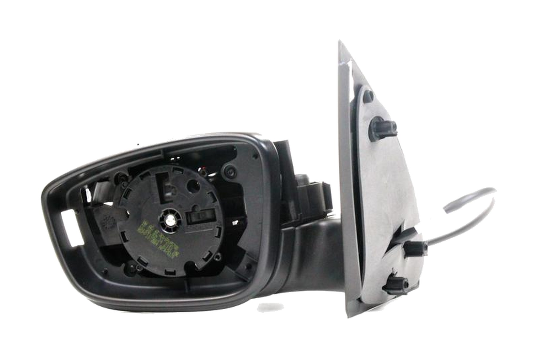 Espelho Retrovisor Preto Esquerdo (Motorista) Elétrico VW 5U1857507H1NN - Imagem 2