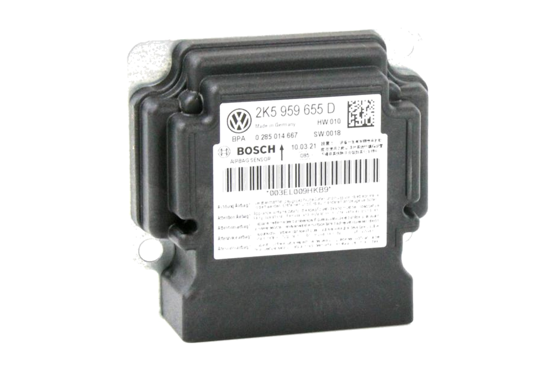 Módulo Eletrônico de Airbag VW 2K5959655D - Imagem 24