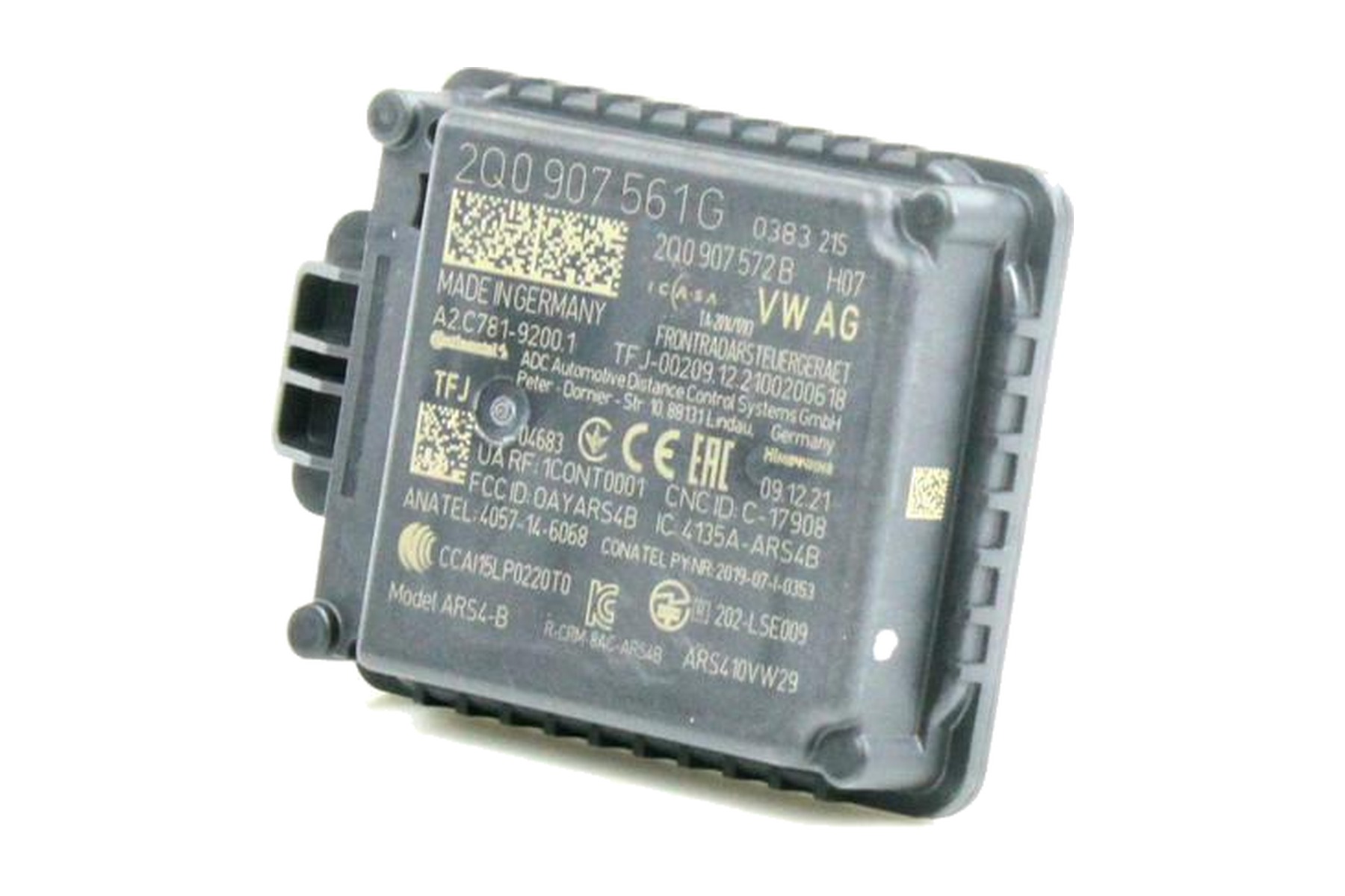 Módulo de Controle Adaptativo de Piloto Automático ACC VW 2Q0907561G - Imagem 4