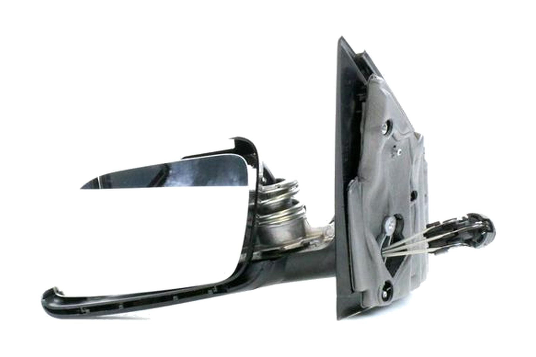 Espelho Retrovisor Preto Esquerdo (Motorista) Manual VW 6Q1857507F01C - Imagem 2