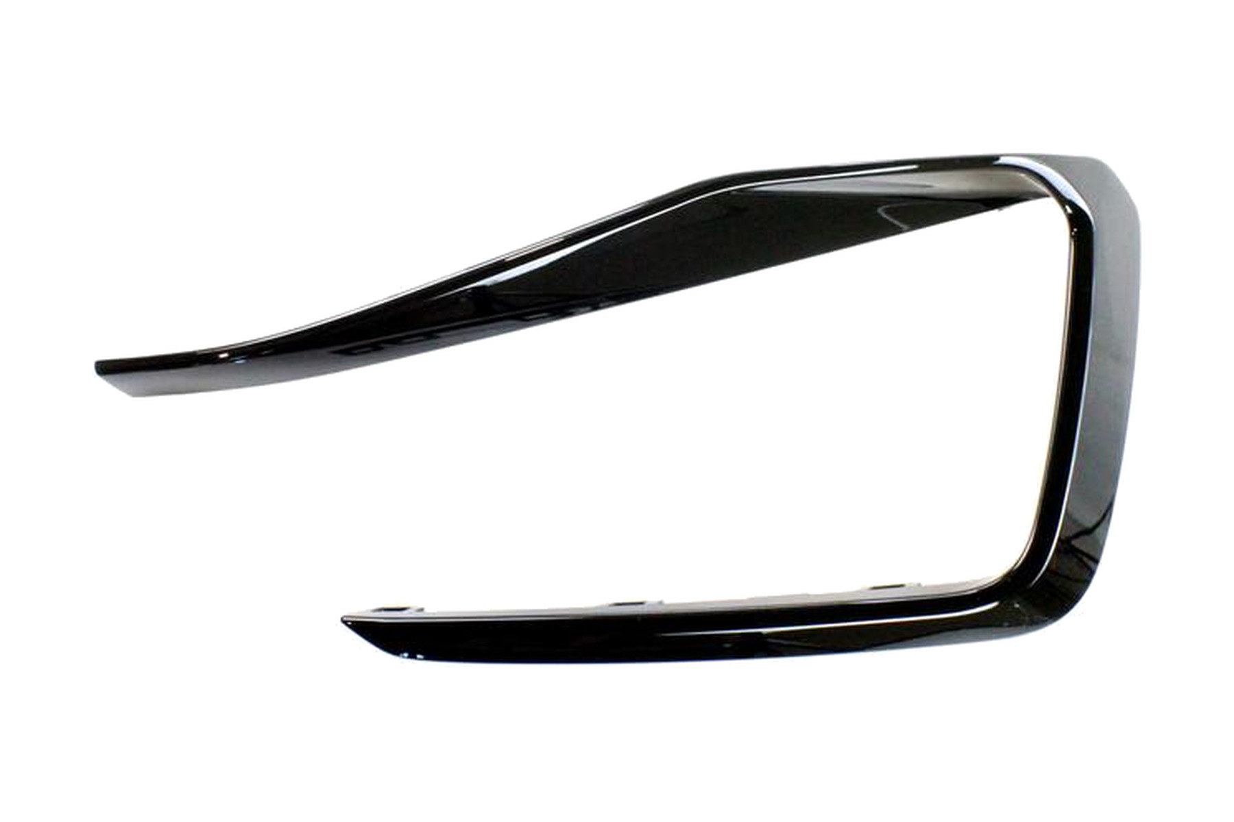 Friso de Moldura de Farol de Milha Preto Brilhante Direito (Passageiro) Dianteiro VW 2G0853712041 - Imagem 2
