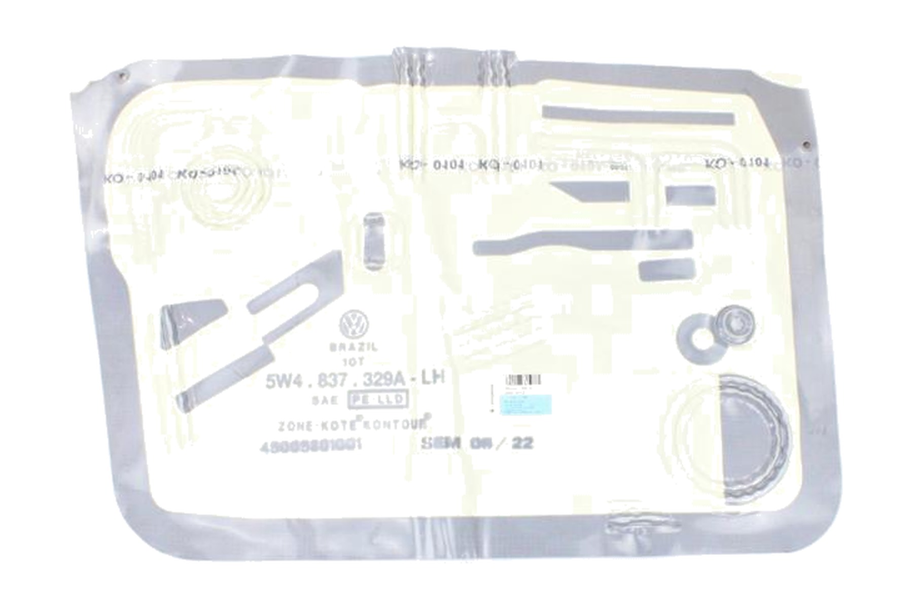 Capa de Proteção de Porta Esquerdo (Motorista) VW 5W4837329A