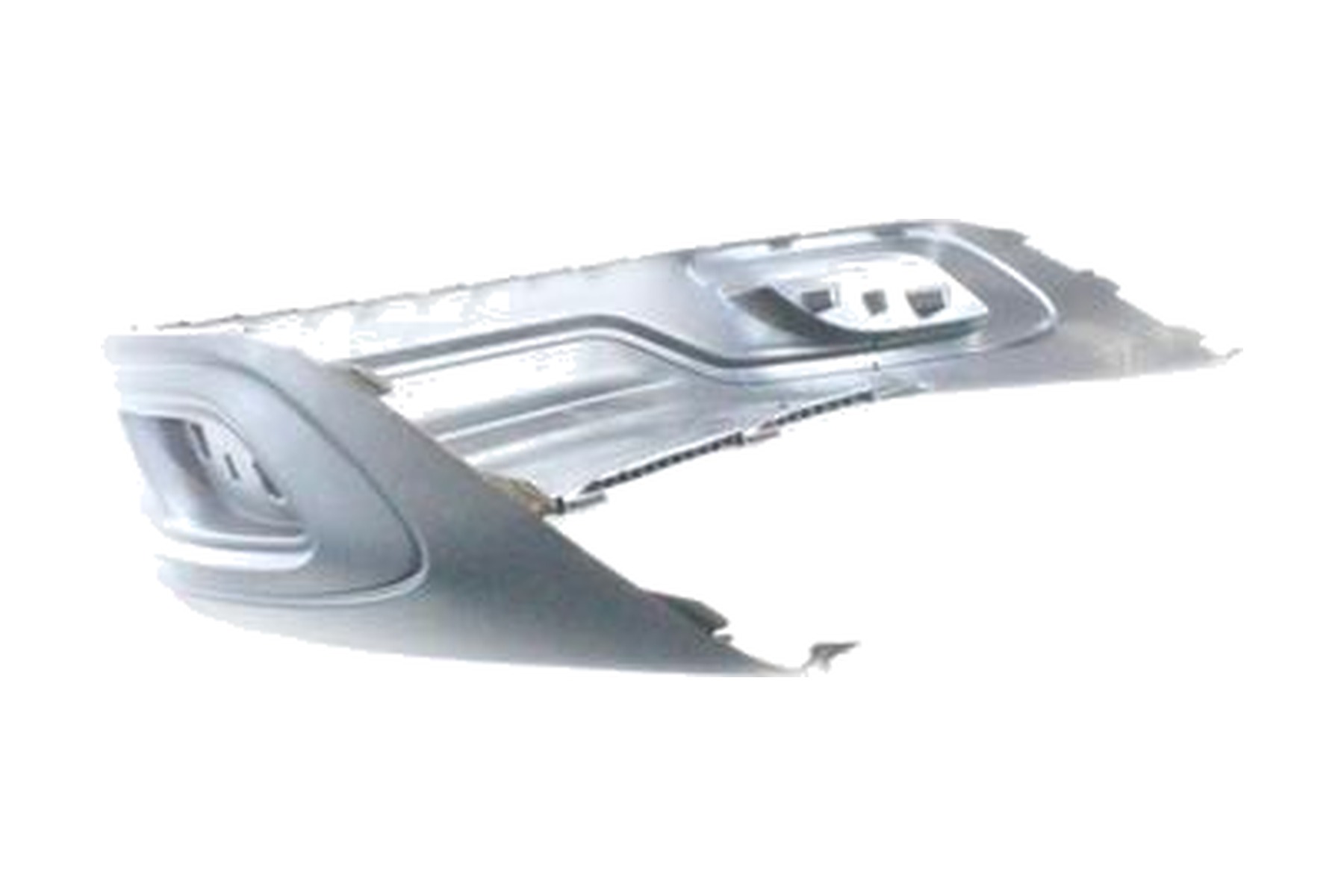 Spoiler Difusor de Para-choque Traseiro Central Preto Texturizado VW 6EC807568C9B9 - Imagem 8