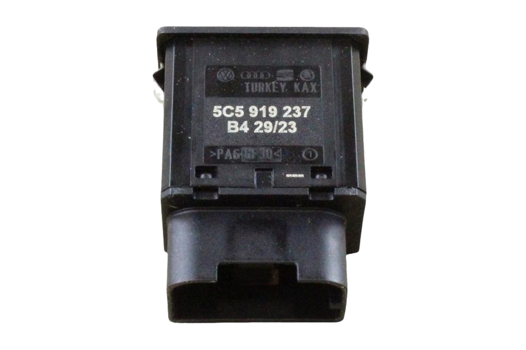 Interruptor de Desativação de Airbag de Passageiro VW 5C5919237WGI - Imagem 3