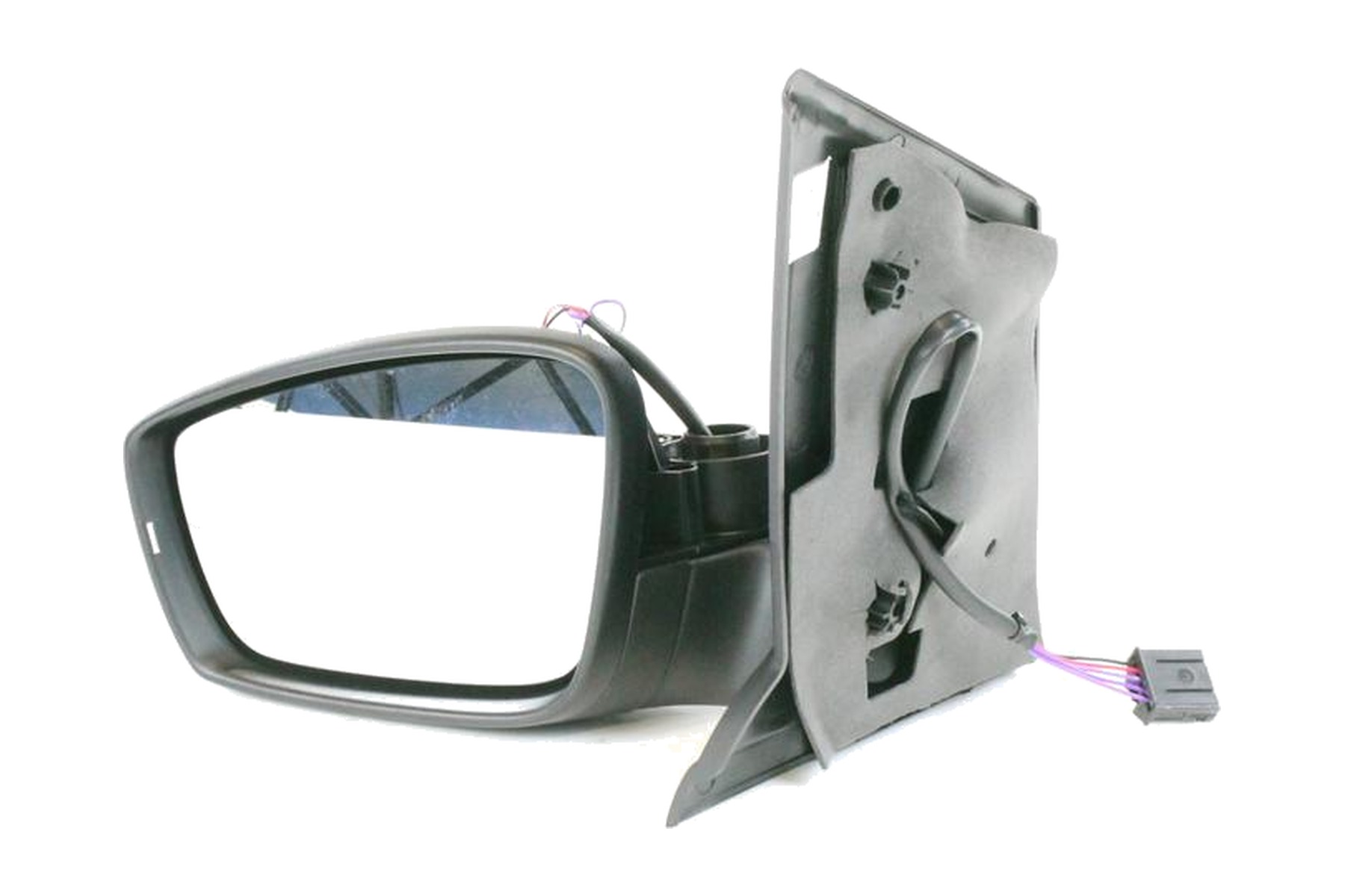 Espelho Retrovisor Preto Esquerdo (Motorista) Elétrico VW 5Z1857507A9B9 - Imagem 3